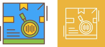 Tracking Code Icon Design vector