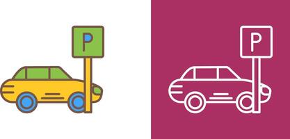 Parking Icon Design vector