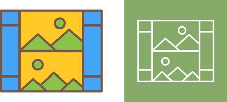 Gallery Icon Design vector