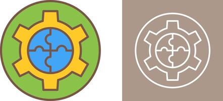 Solution Icon Design vector