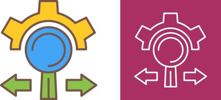 Research and Development Icon Design vector