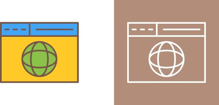 Web Page Icon Design vector