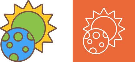 Eclipse Icon Design vector