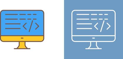 Coding Icon Design vector