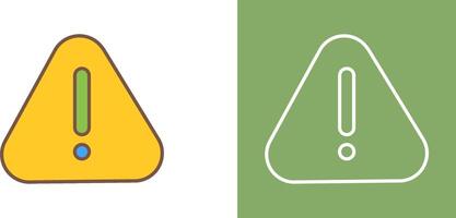 Warning Icon Design vector