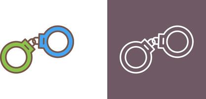 Handcuffs Icon Design vector