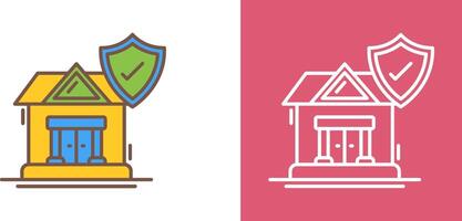 House Protection Icon Design vector