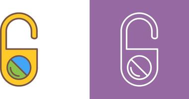 Do Not Disturb Icon Design vector
