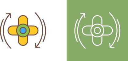Rotate Icon Design vector