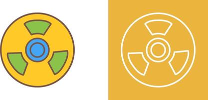 Nuclear Icon Design vector