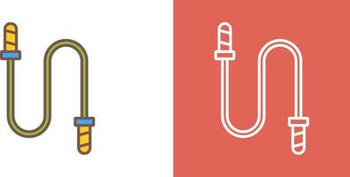 Jumping Rope Icon Design vector