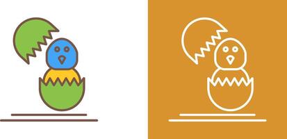 Chick Icon Design vector