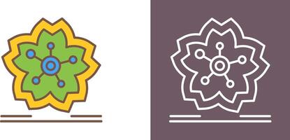 Cereza florecer icono diseño vector