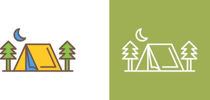 Tent Icon Design vector