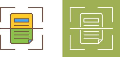 Scan Icon Design vector
