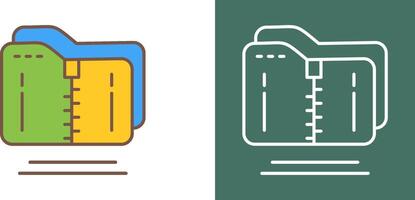 Compressed Icon Design vector