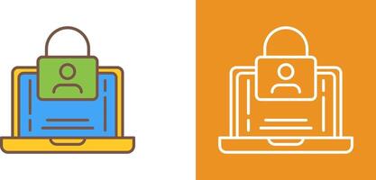 Authentication Icon Design vector