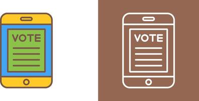 Vote Icon Design vector