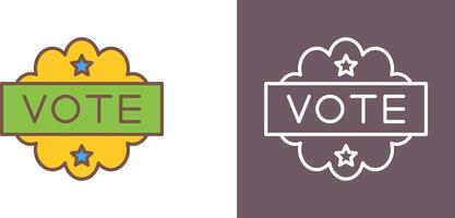 Vote Icon Design vector