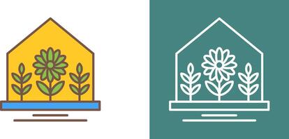 granja casa icono diseño vector