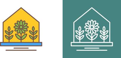 Farm House Icon Design vector