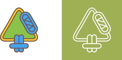 Carabiner Icon Design vector