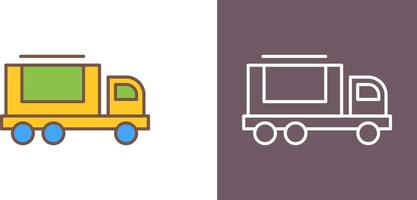 Cargo Truck Icon Design vector