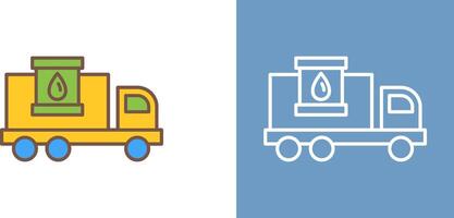 Fuel Truck Icon Design vector