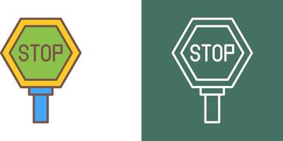 Stop Sign Icon Design vector
