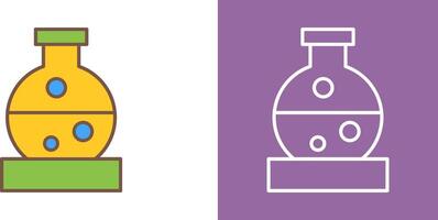 Flask Icon Design vector