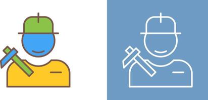 Worker Icon Design vector