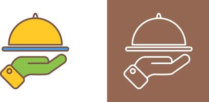 Waiter Icon Design vector