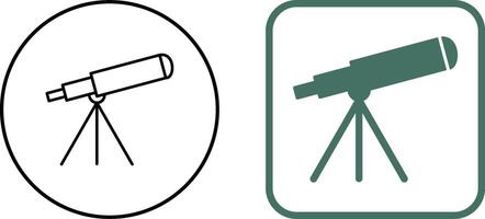 Telescope Icon Design vector