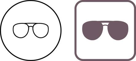 Unique Glasses Icon Design vector
