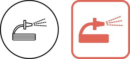 Unique Spraying Water Icon Design vector