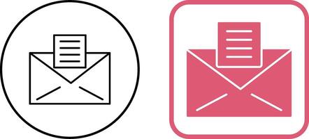 Email Documents Icon Design vector