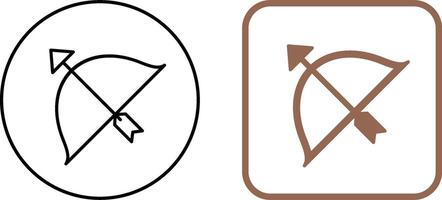 Unique Archery Icon Design vector