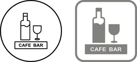Unique Drinks Cafe Icon Design vector