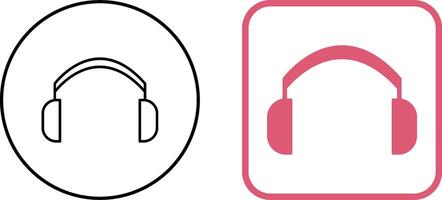 Headphones Icon Design vector