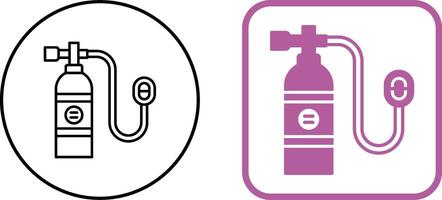 Oxygen Tank Icon Design vector