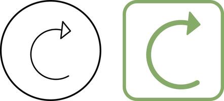 Unique Reload Icon Design vector