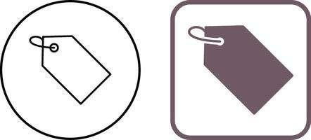 Unique Tag Icon Design vector