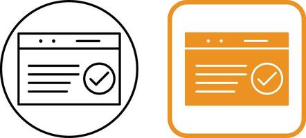 Unique QC Passed Icon Design vector