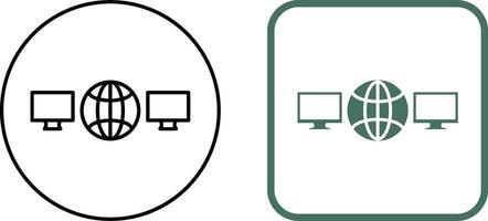 Unique Networks Icon Design vector