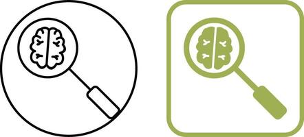 Unique Intelligent Search Icon Design vector