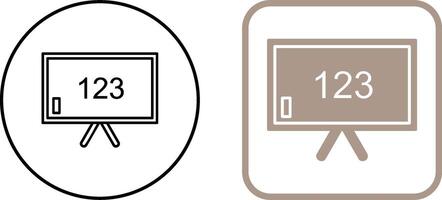 Unique Classroom Board Icon Design vector