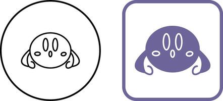 Unique Game Character Icon Design vector