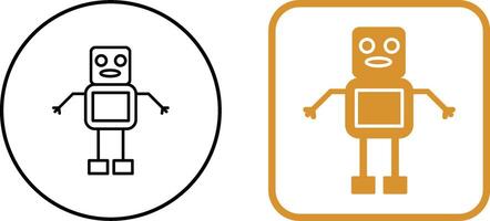 Unique Robot Icon Design vector