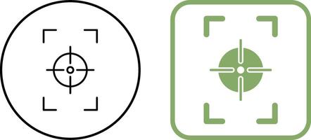 Unique Focus Vertical Icon Design vector