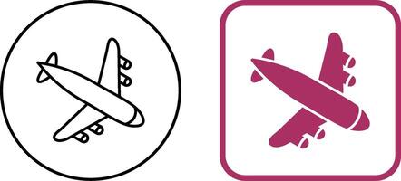 Landing Airplane Icon Design vector